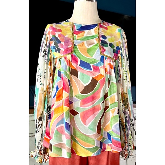 Anthropologie Miranda Peasant Blouse S - Picture 1 of 14